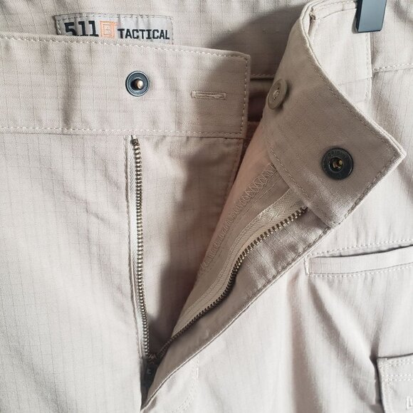 5.11 Tactical Stryke Pants Stretch Ripstop Tan Khaki Size Men's 40x30 74369-055 - Picture 7 of 12